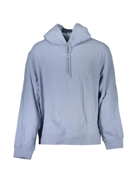 Calvin Klein Jeans logo-print cotton hoodie