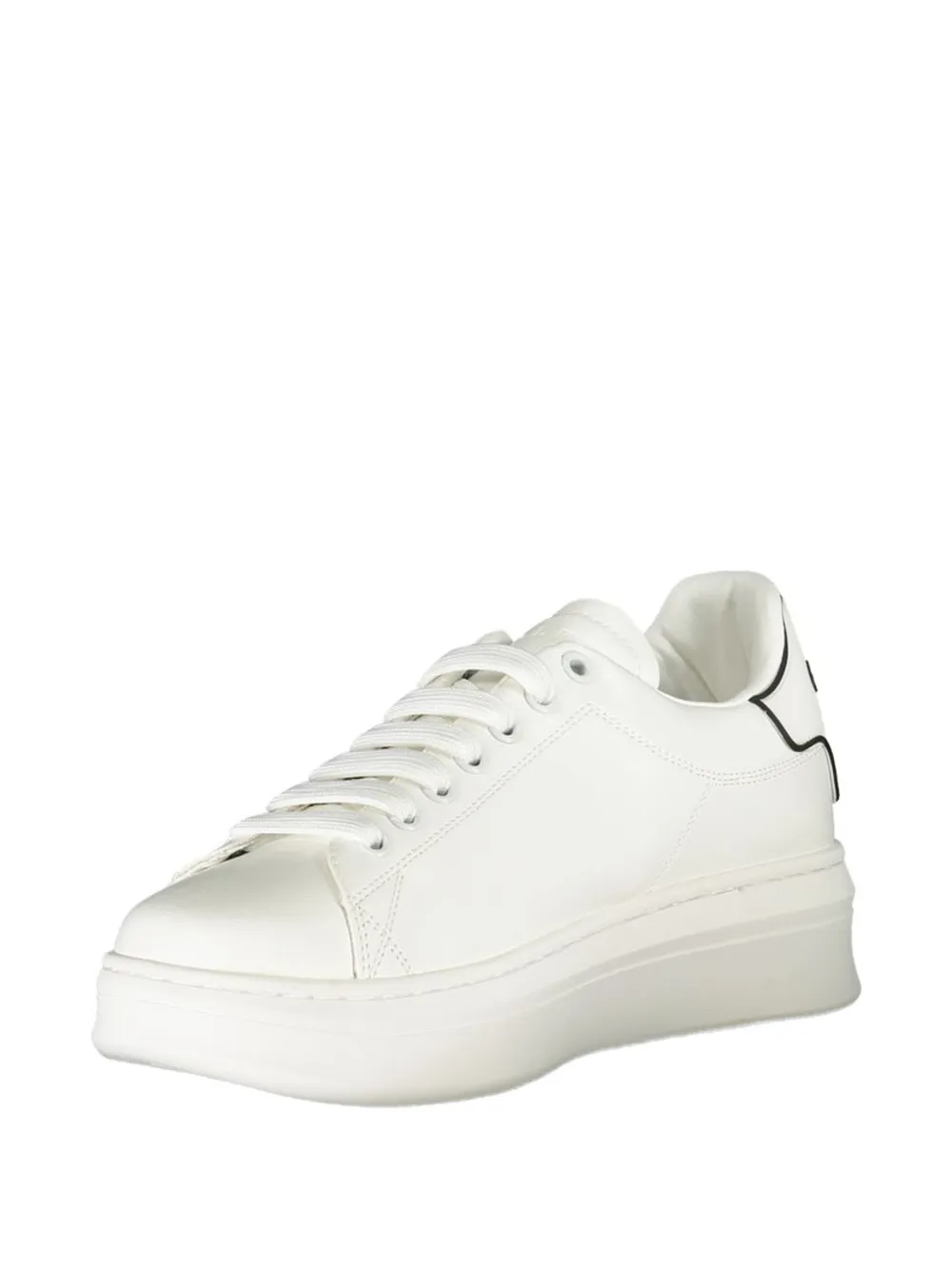 Gaelle platform lace-up sneakers Wit