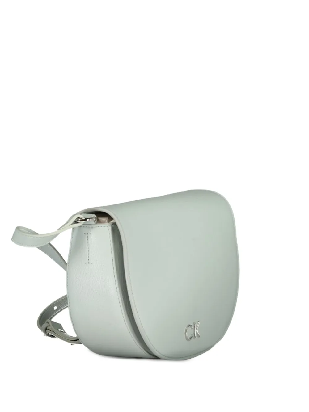 Calvin Klein Crossbodytas met logoplakkaat Groen