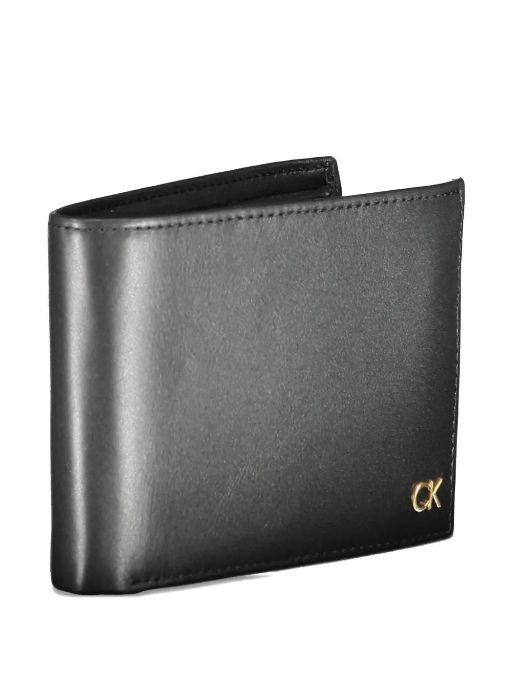 Calvin Klein logo-plaque bifold wallet - Nero