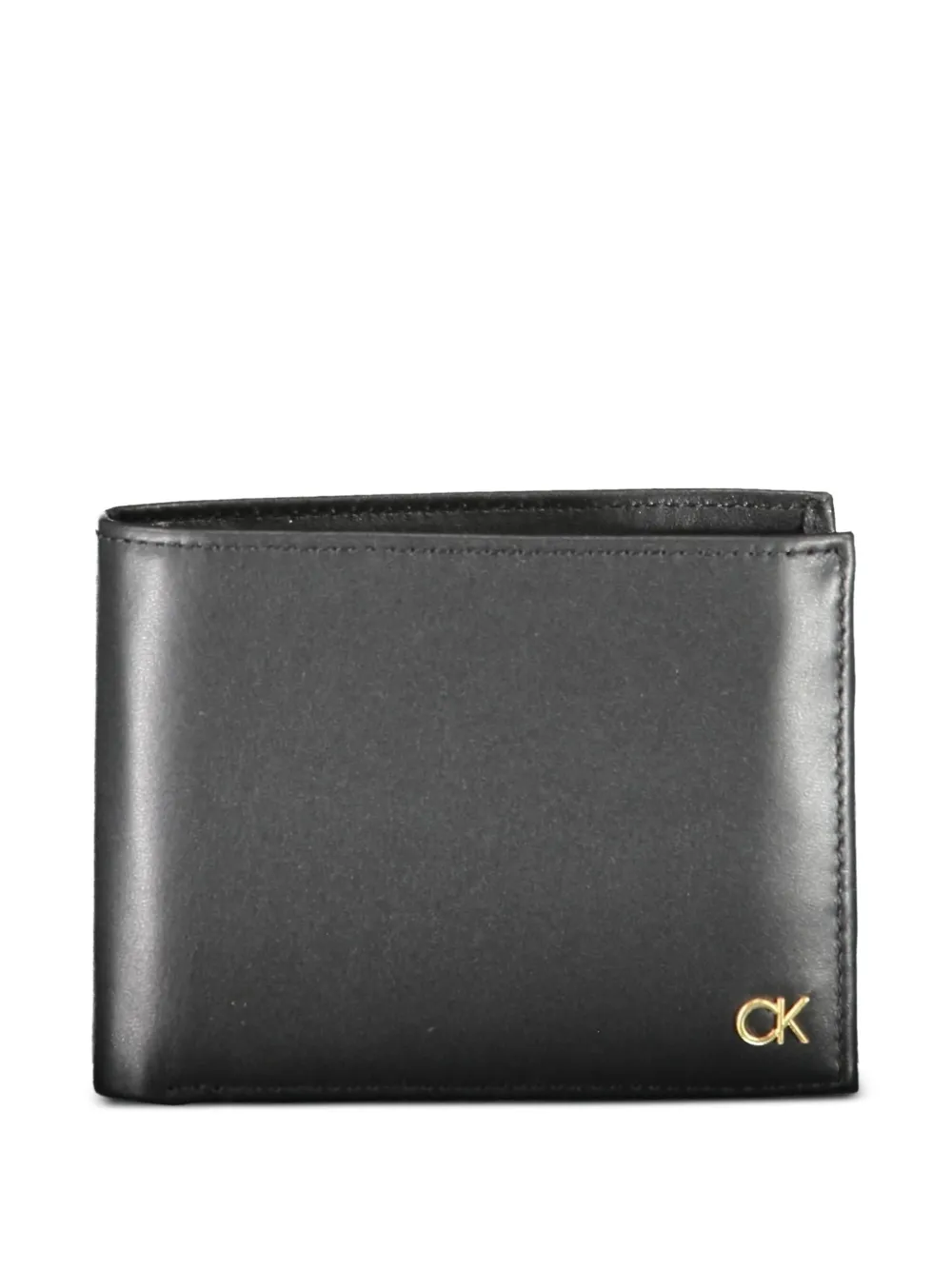 Calvin Klein logo-plaque bifold wallet - Nero