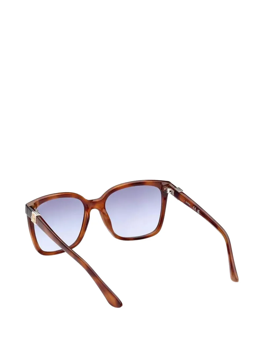 GUESS USA tortoiseshell-effect square-frame sunglasses - Marrone