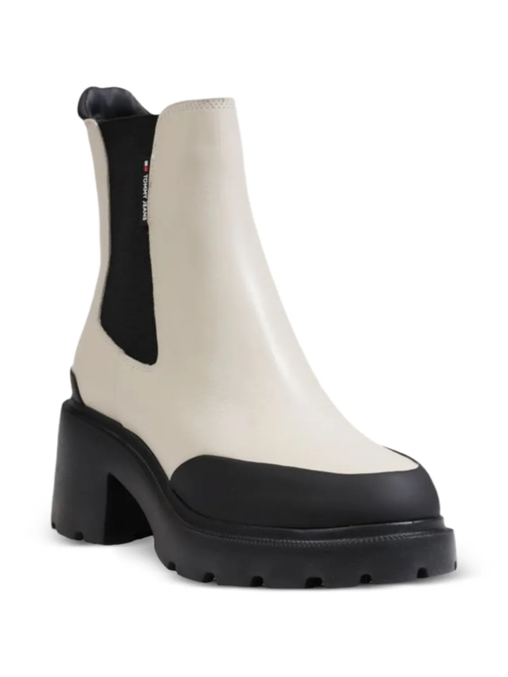 Tommy Jeans chunky-sole Chelsea boots Beige