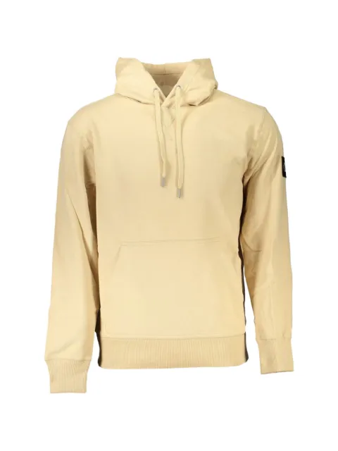Calvin Klein logo-patch cotton hoodie