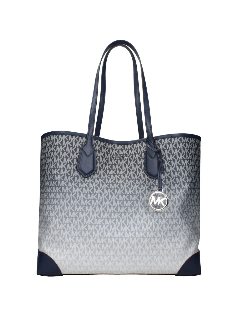 Michael Kors large Eva monogram shoulder bag - Blu