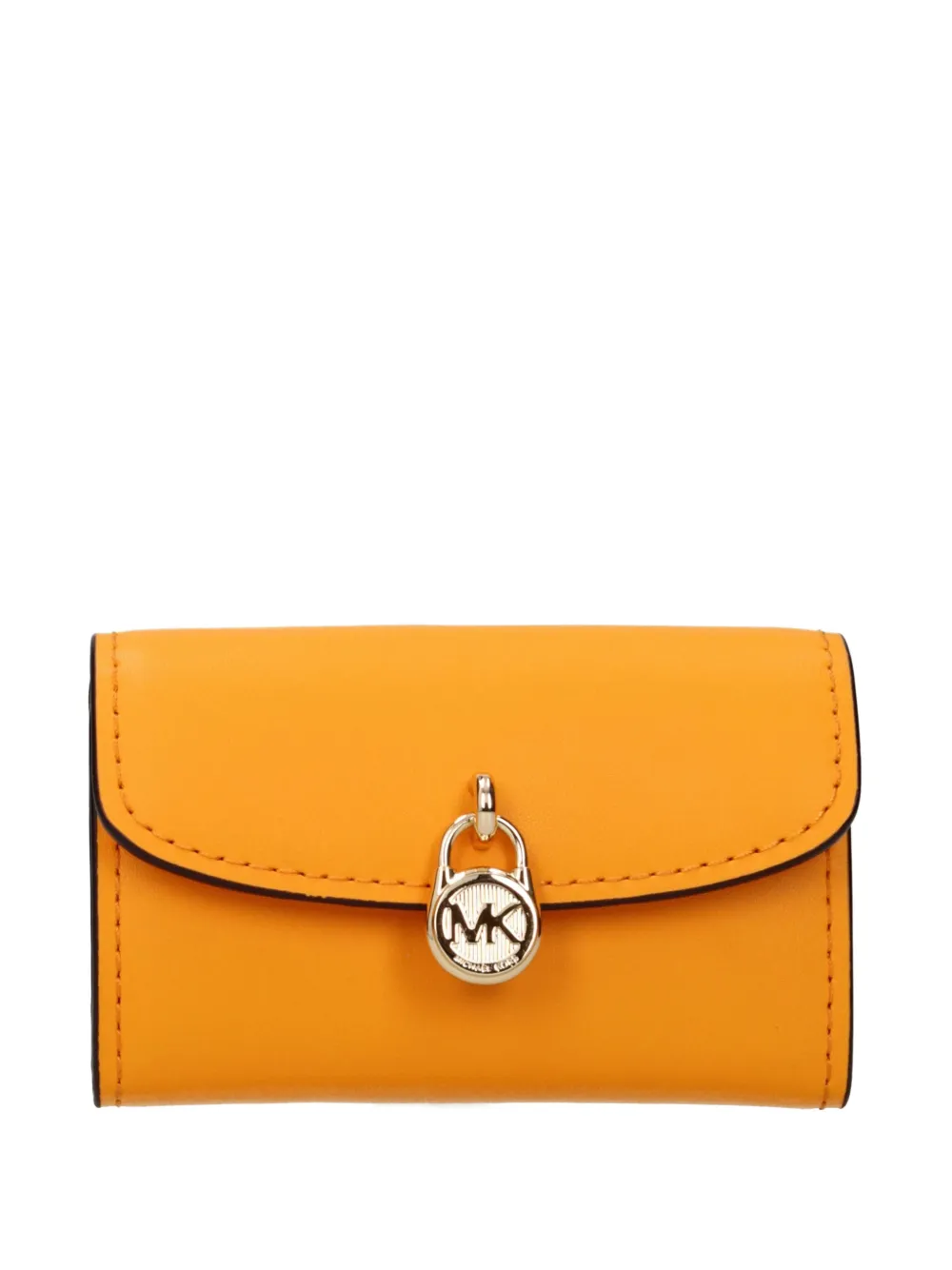 Michael Kors padlock leather wallet - Arancione
