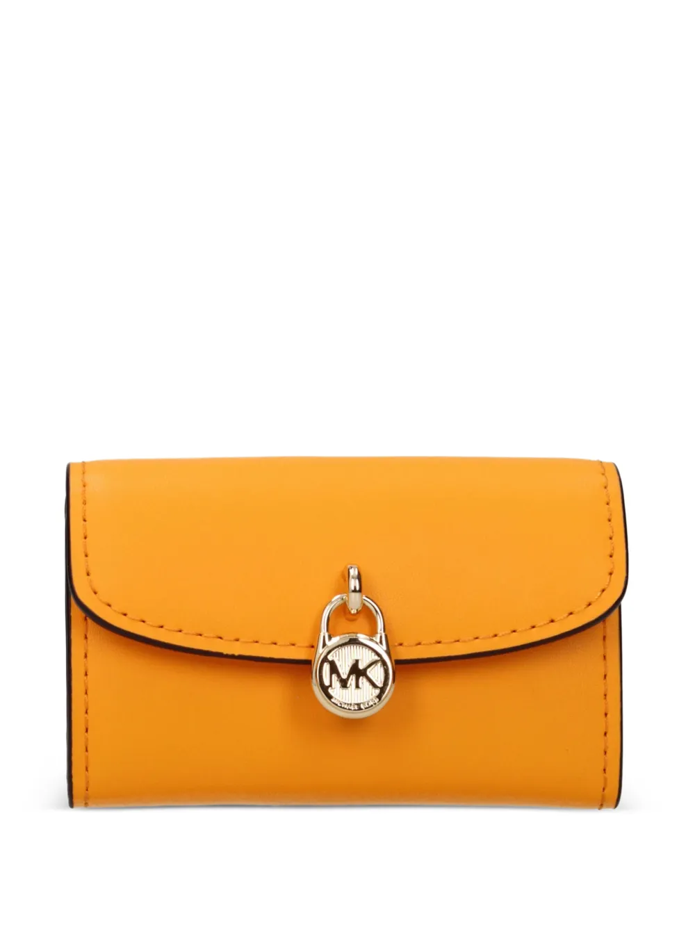 Michael Kors padlock leather wallet - Arancione