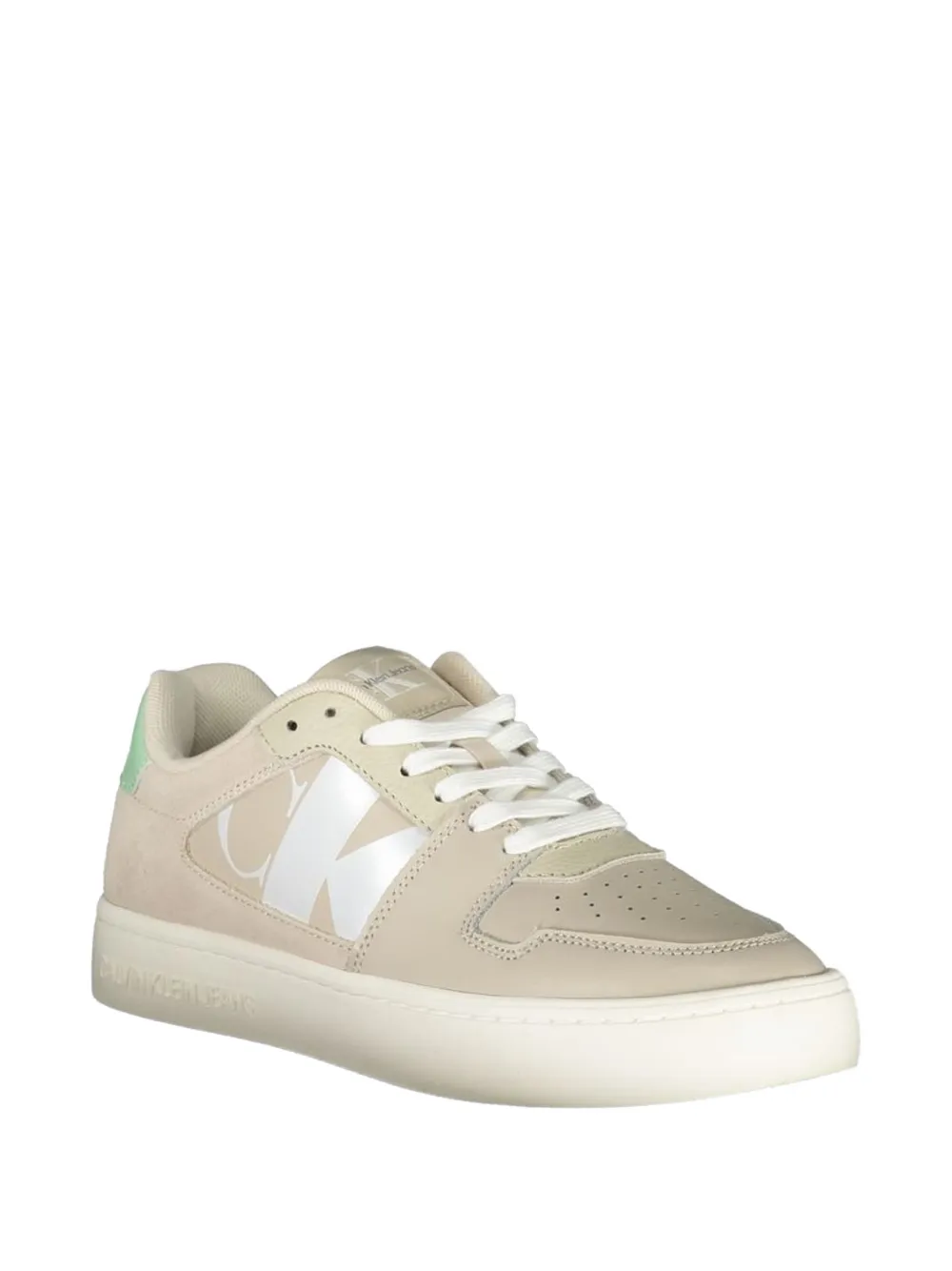 Calvin Klein Kaylee logo-print sneakers Beige