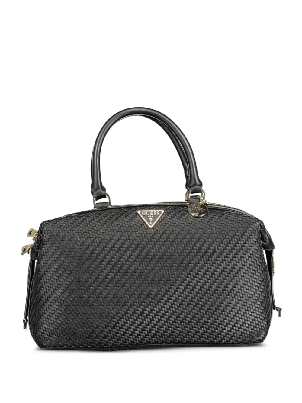 GUESS USA woven top-handle bag - Schwarz