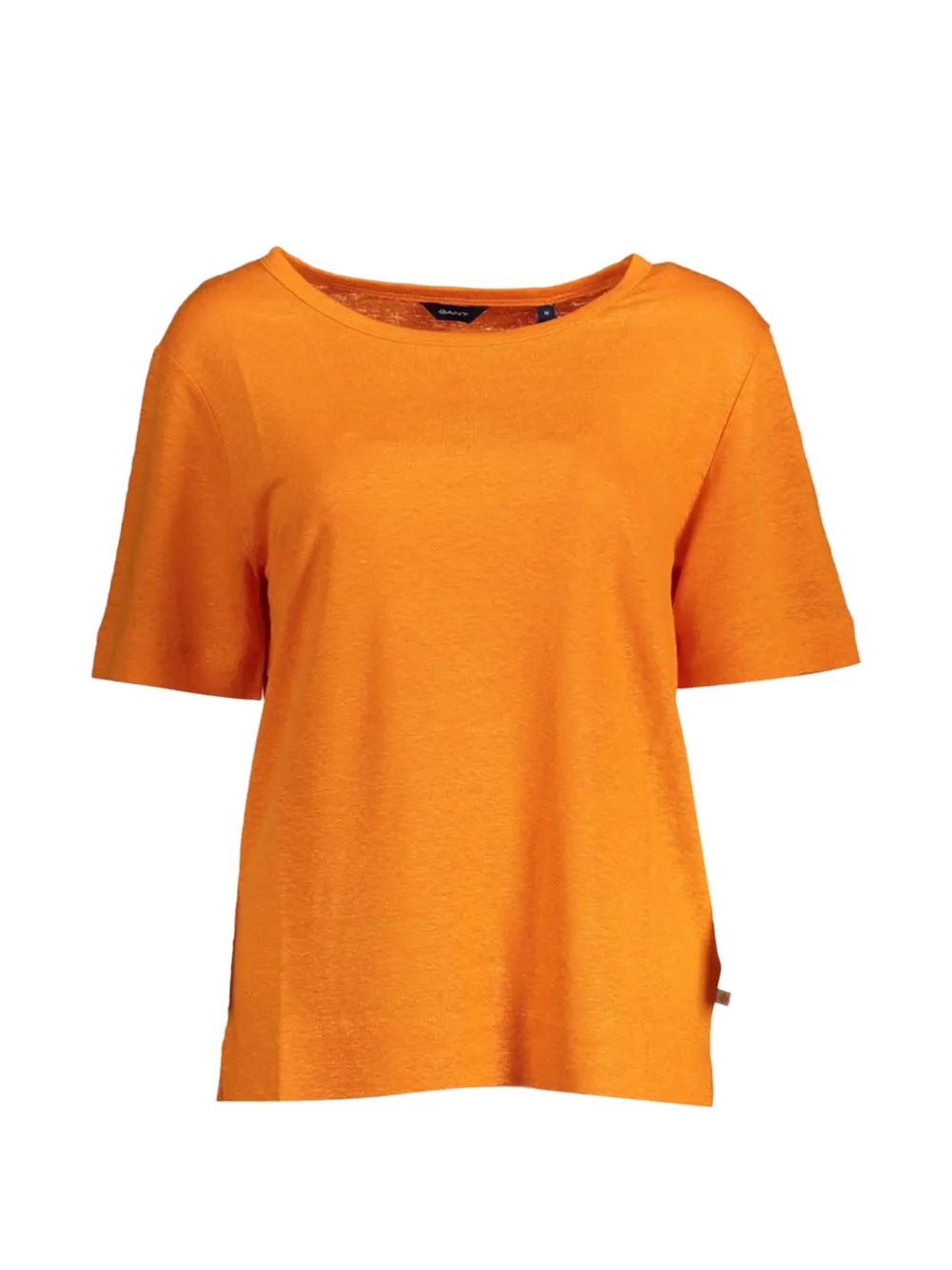 Gant relaxed-fit linen t-shirt - Arancione