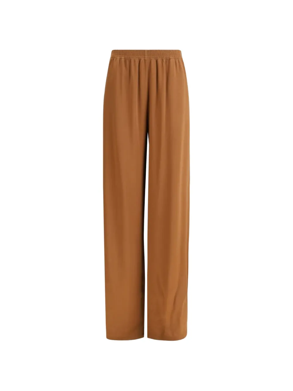 Fabiana Filippi elasticated wide-leg trousers - Marrone