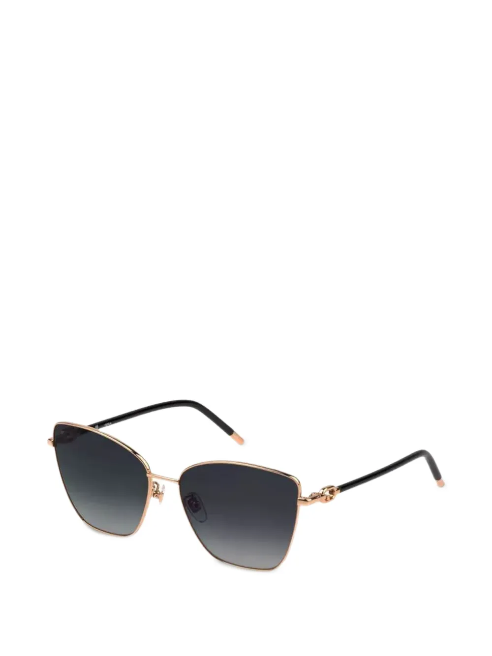 Furla cat-eye frame sunglasses - Oro