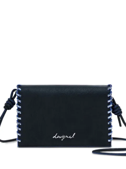 Desigual whipstitch-detail crossbody wallet