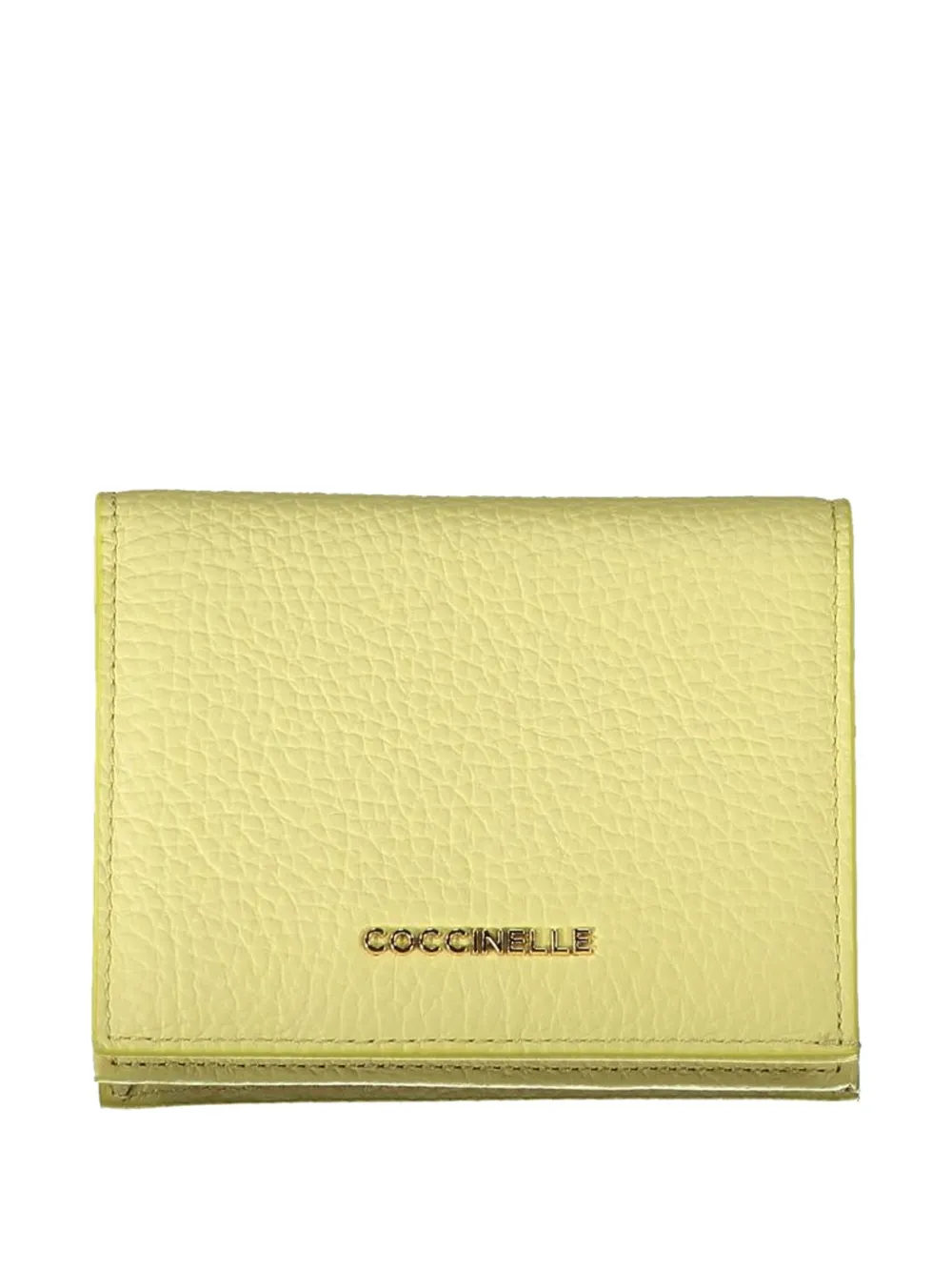 Coccinelle E0 leather wallet - Giallo