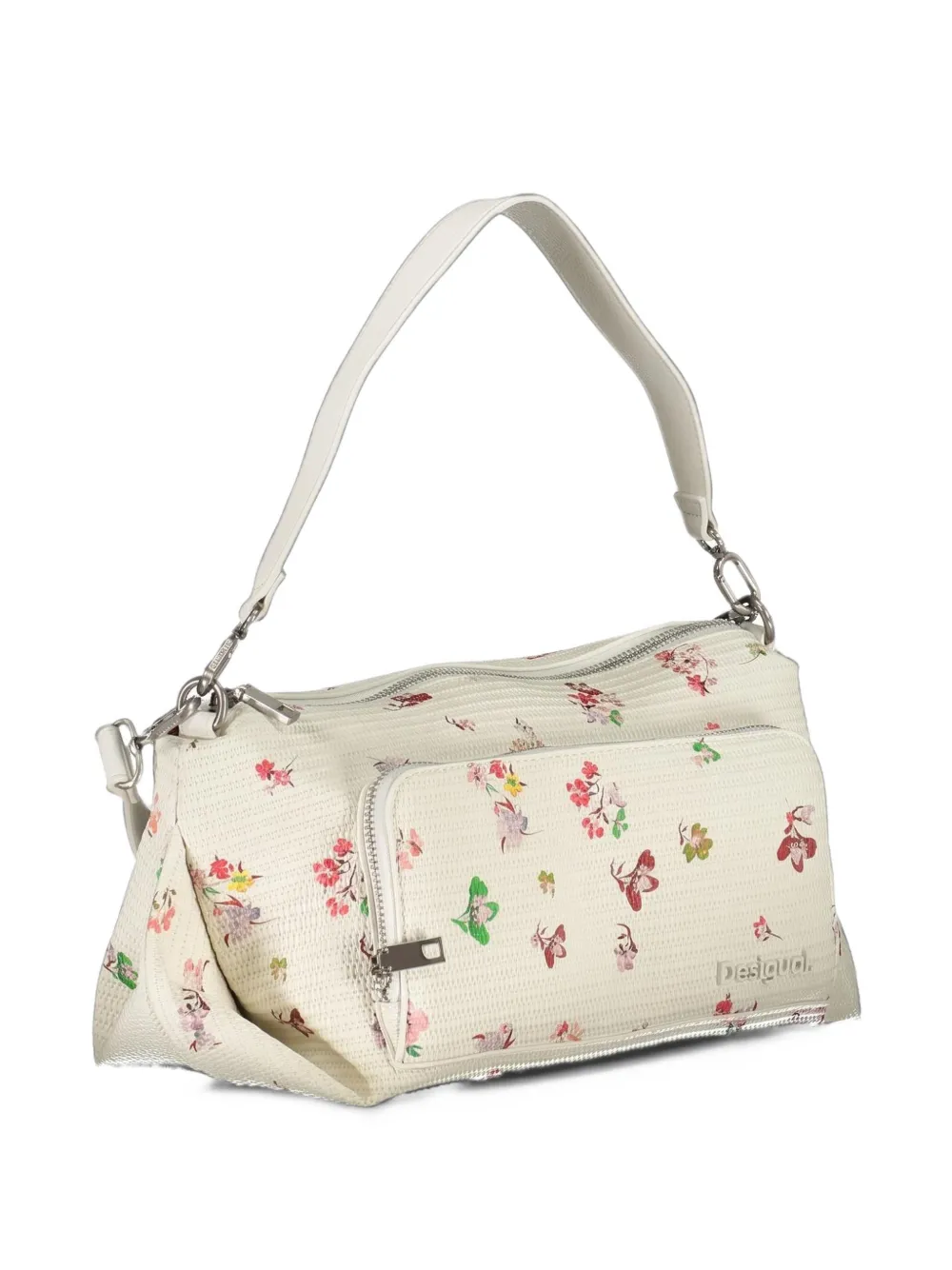 Desigual floral-print shoulder bag Wit