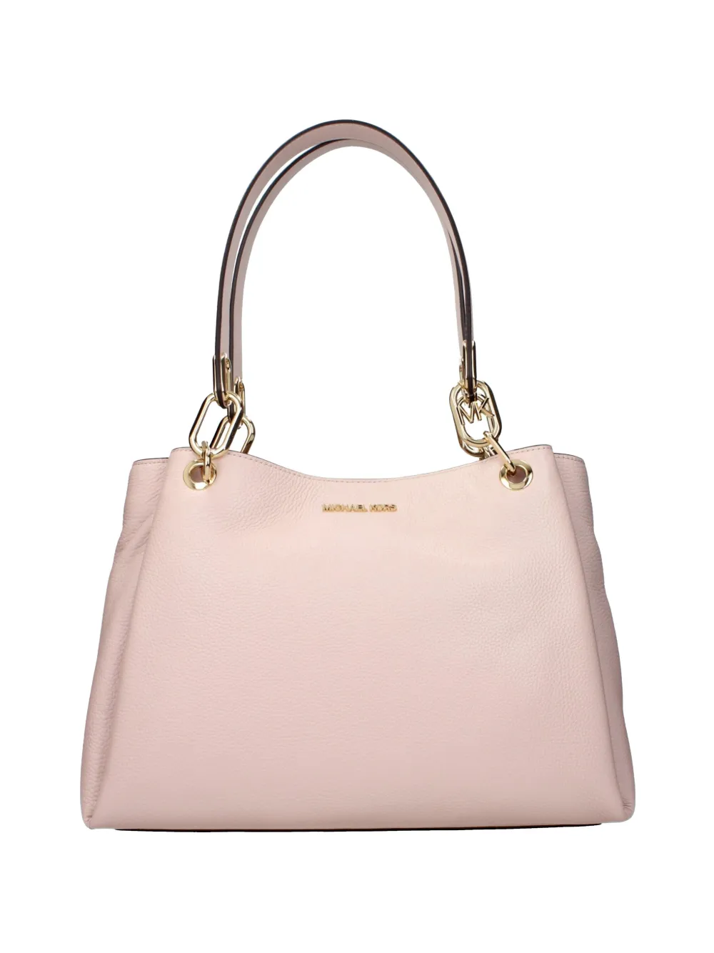 Michael Kors large Trisha leather shoulder bag - Rosa