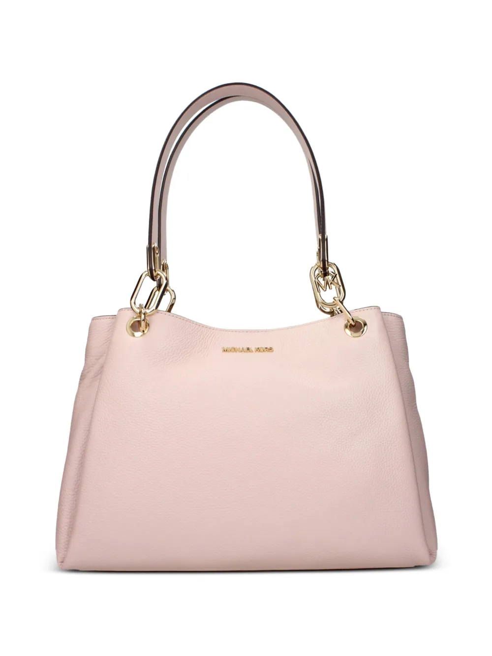 Michael Kors large Trisha leather shoulder bag - Rosa