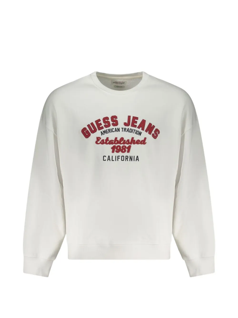 GUESS USA embroidered logo-print sweatshirt · XS