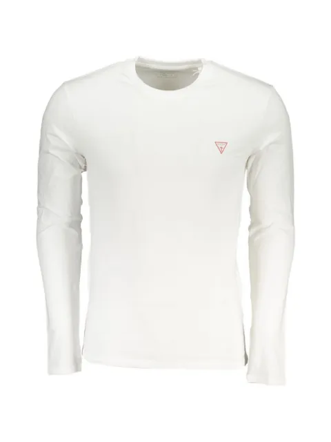 GUESS USA logo-patch long-sleeve T-shirt