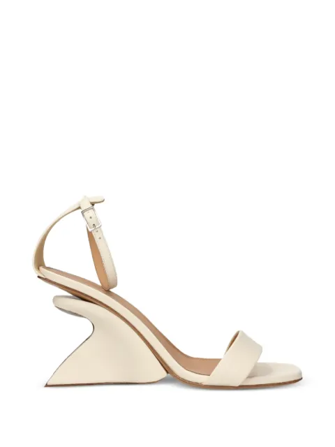 Off-White Jug sculpted-heel leather sandals