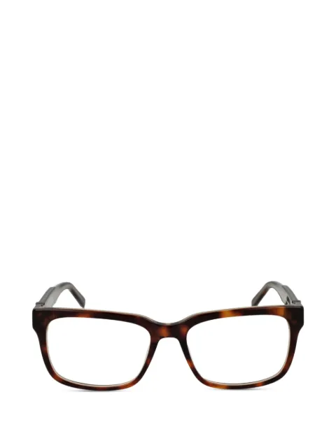 GUESS USA tortoiseshell-effect rectangle-frame glasses