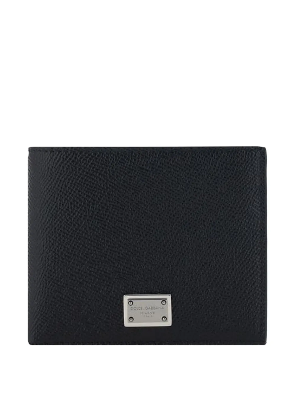 Dolce & Gabbana logo-plaque wallet - Nero