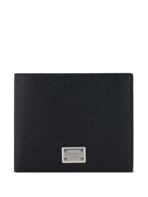 Dolce & Gabbana logo-plaque wallet