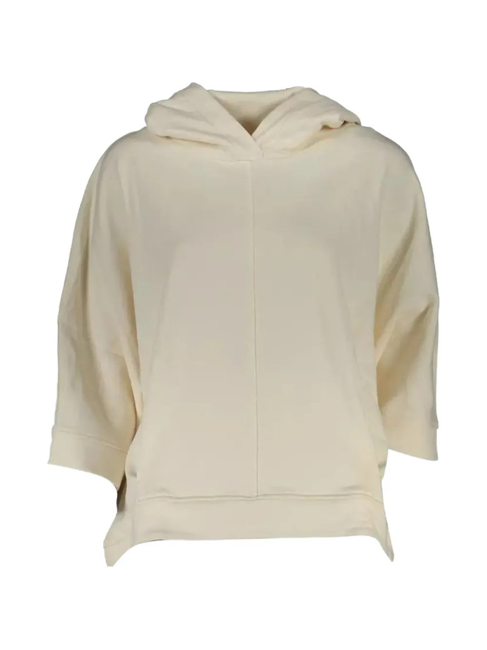 North Sails seam-detail short-sleeve hoodie - Toni neutri