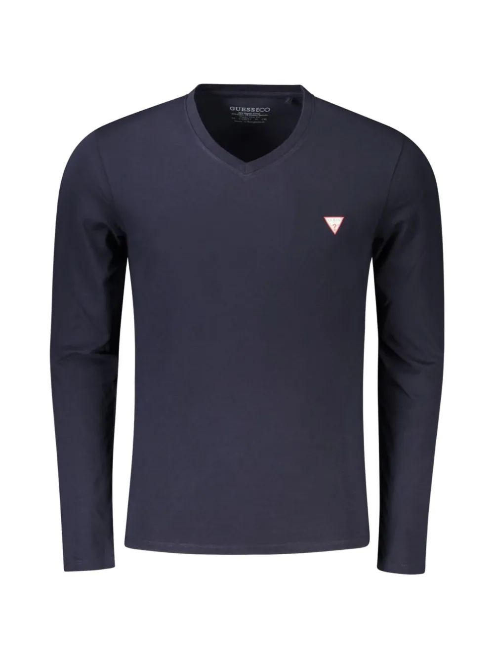 GUESS USA logo-detail T-Shirt - Blau