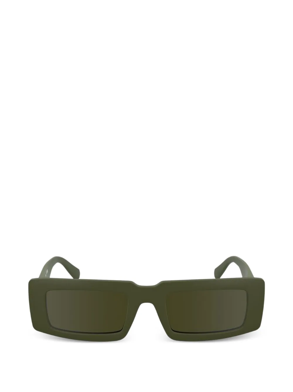 Calvin Klein rectangle-frame sunglasses - Grün