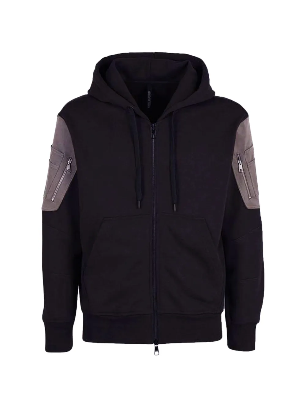 Neil Barrett zip-up hoodie - Schwarz