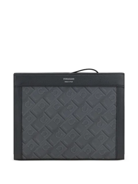 Ferragamo monogram clutch bag