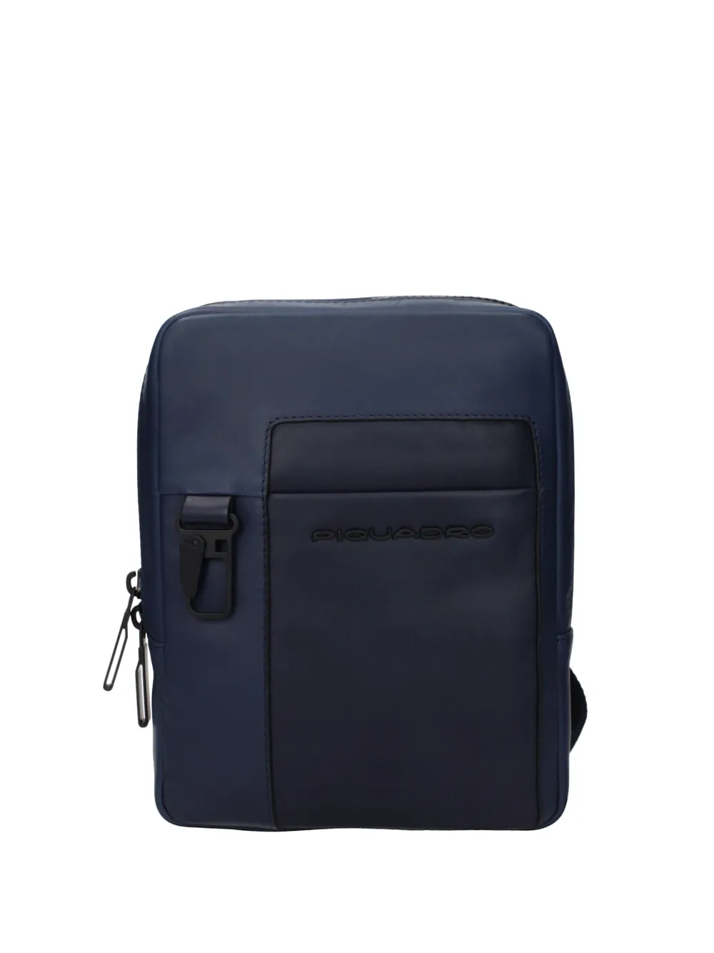 PIQUADRO leather messenger bag - Blau