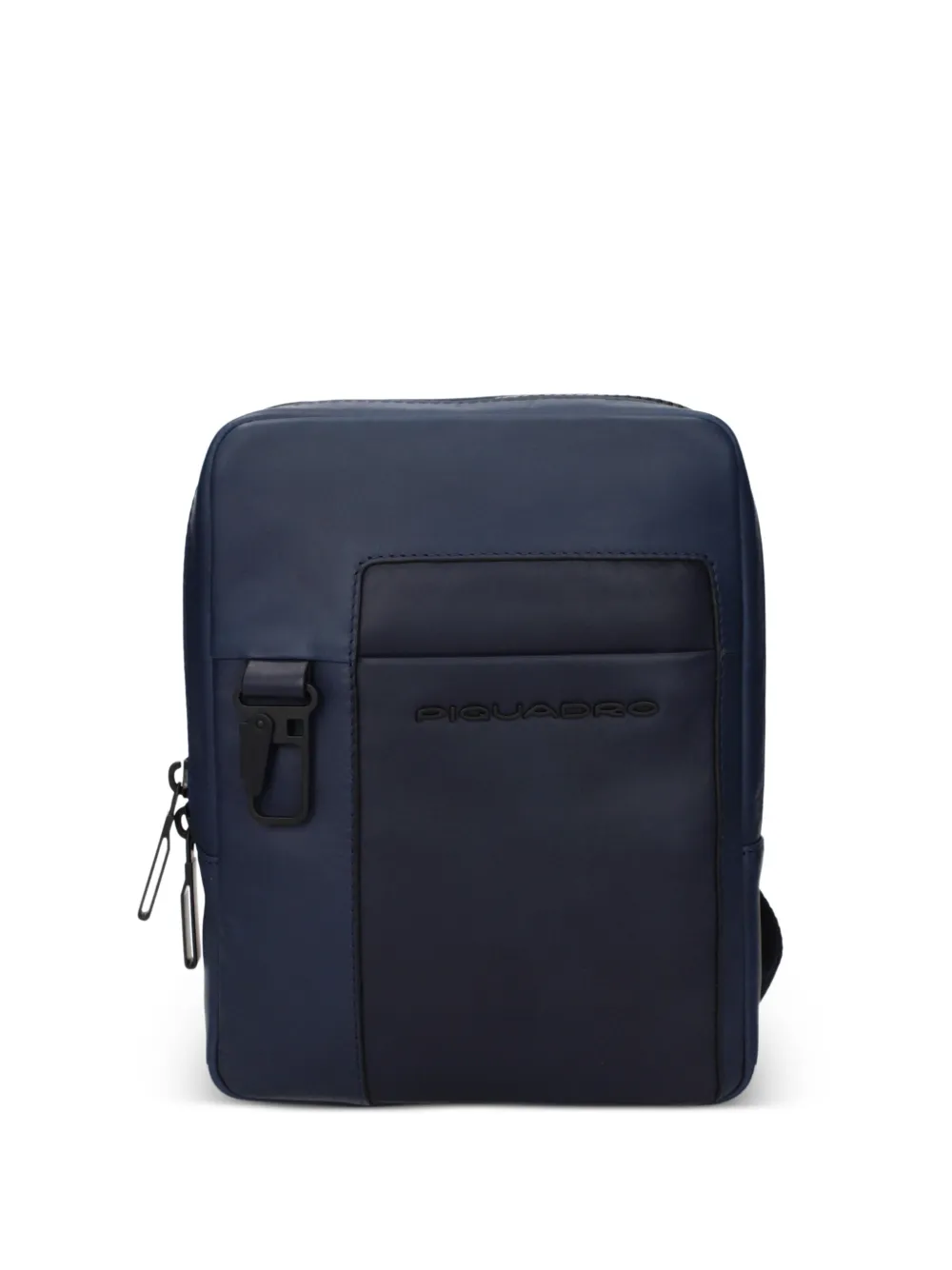 PIQUADRO leather messenger bag - Blu