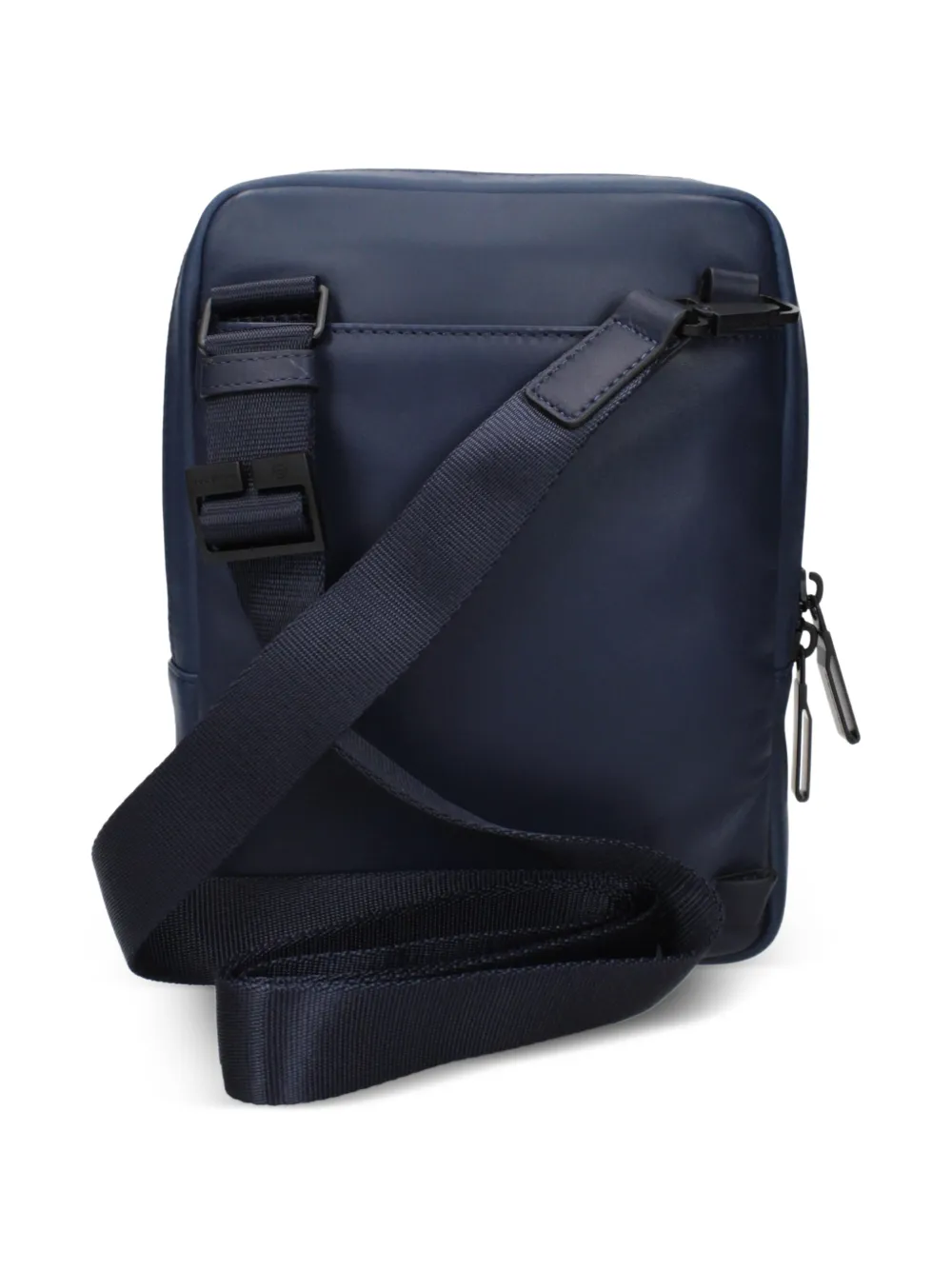 PIQUADRO Leren messengertas Blauw