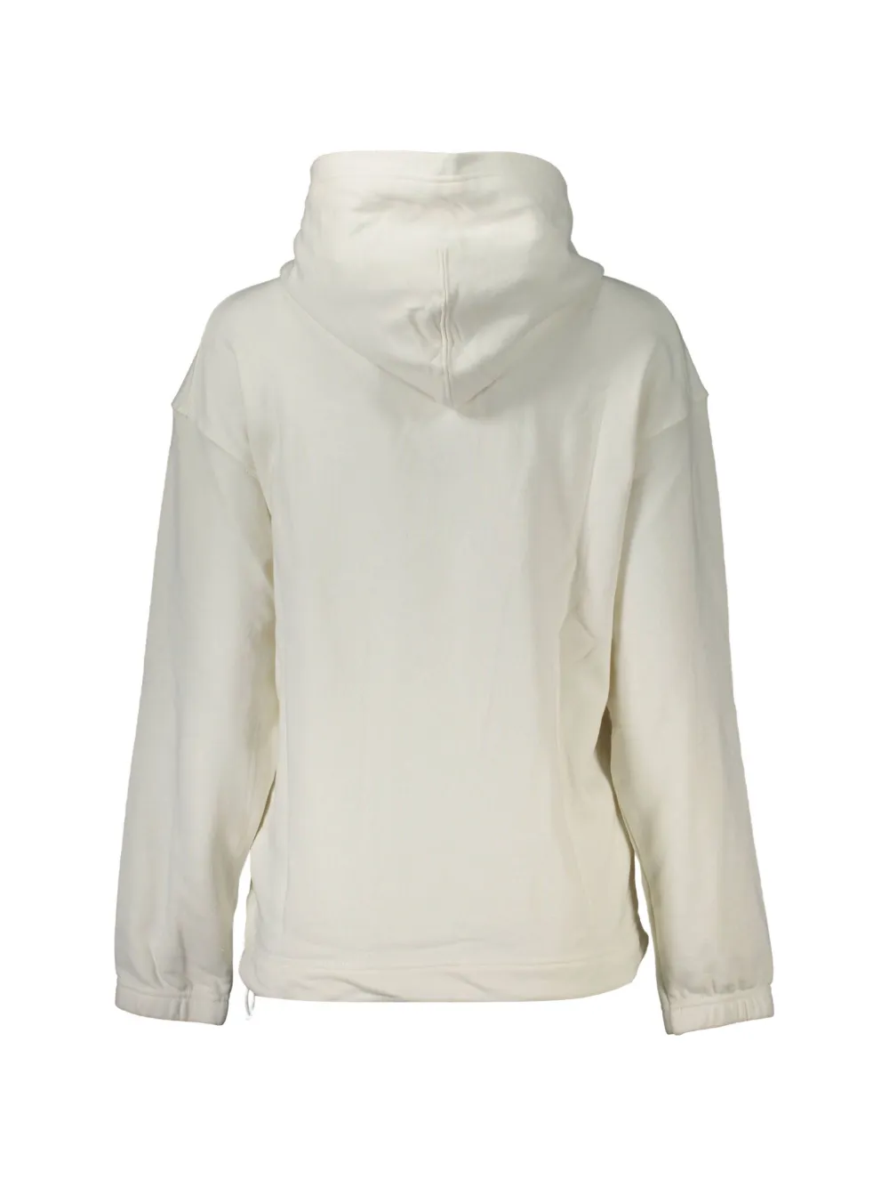 Calvin Klein Katoenen hoodie met geborduurd logo Beige