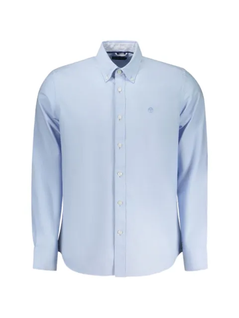 North Sails logo-embroidered long-sleeve shirt