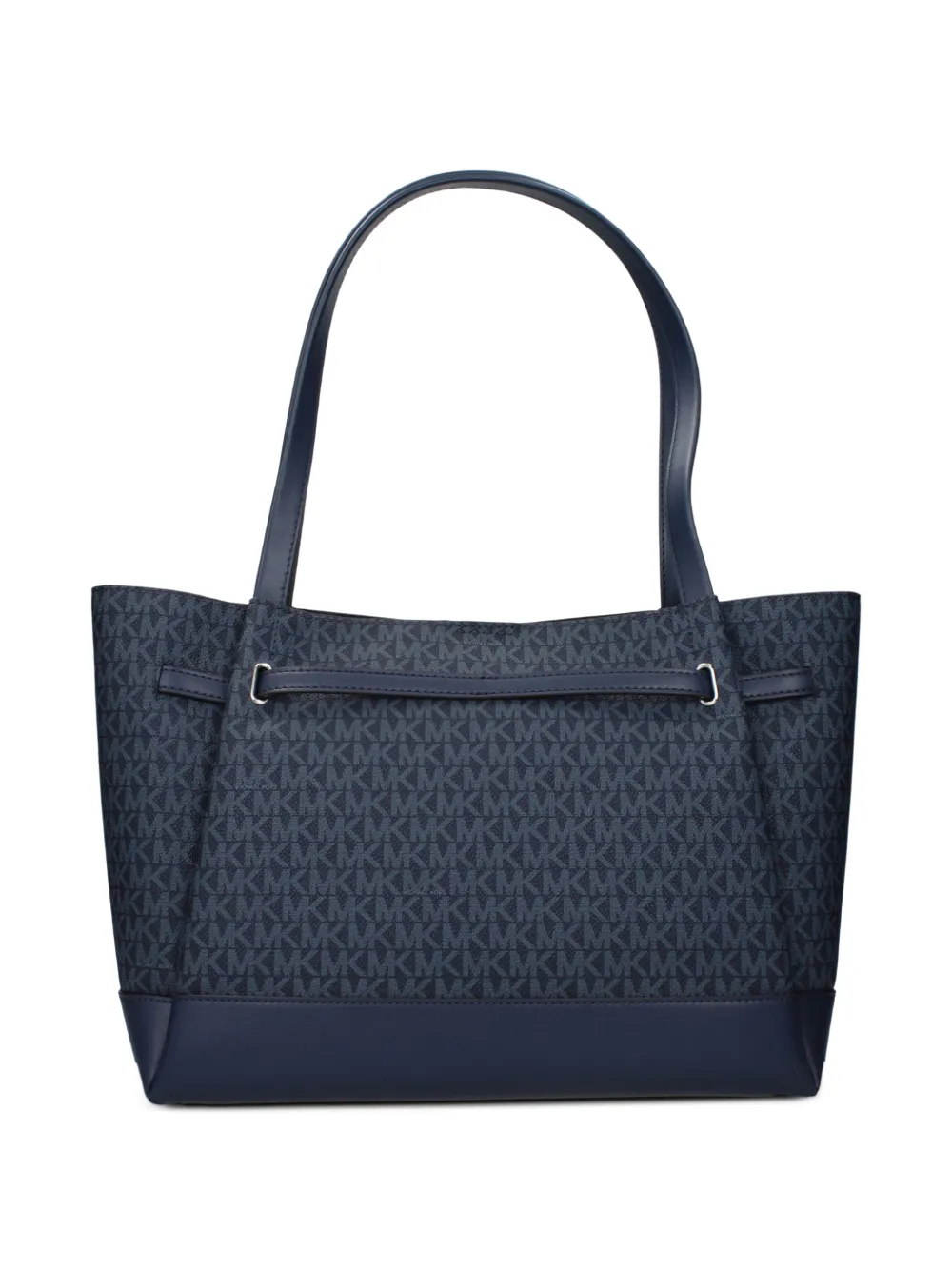 Michael Kors Reed grote schoudertas met monogram-print en logoplakkaat Blauw