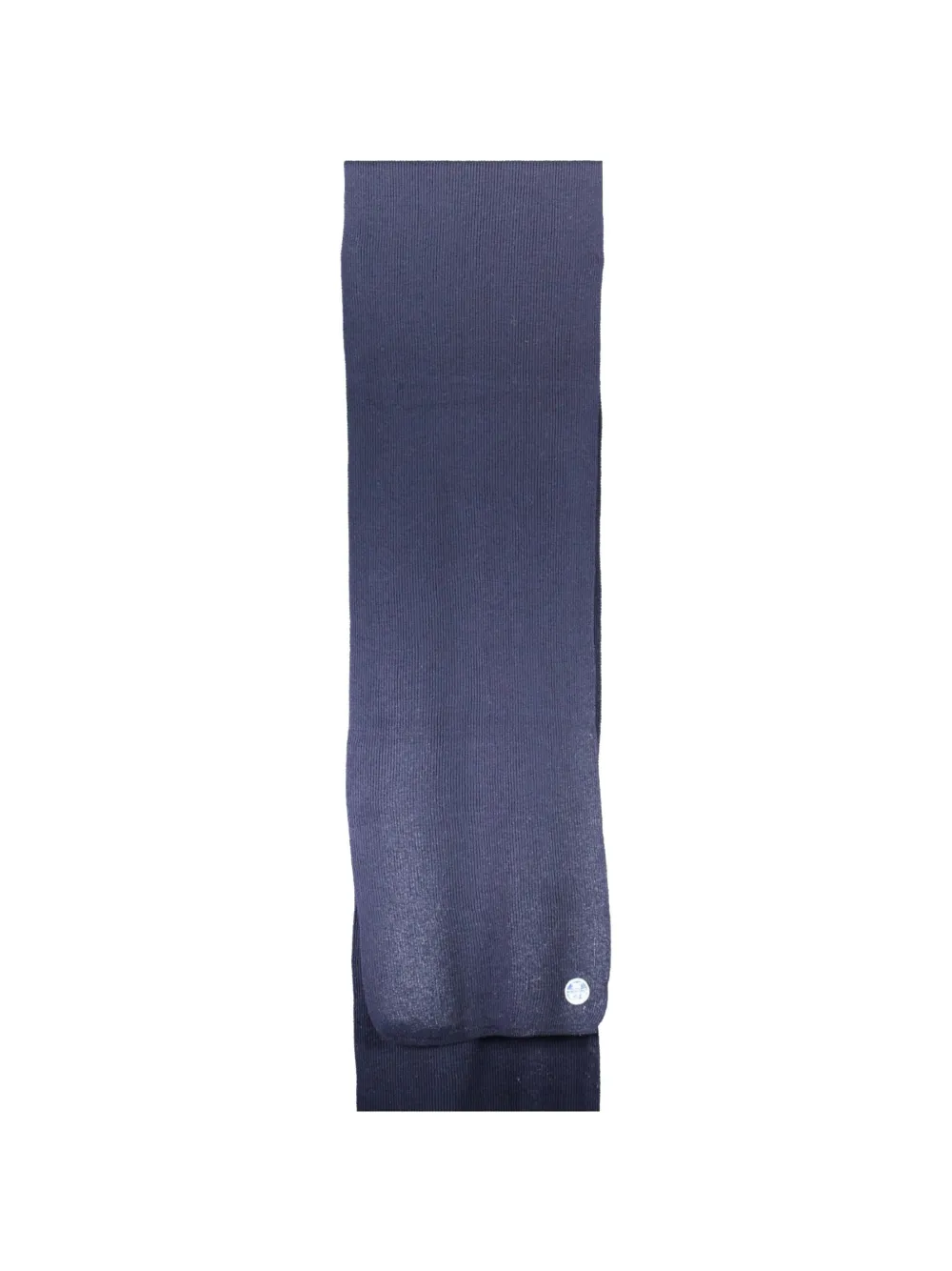 North Sails ribbed-knit scarf - Blu