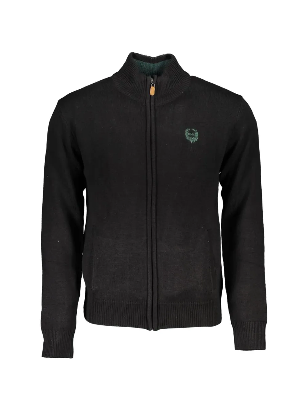 Gian Marco Venturi Vintage mock-neck zip-up cardigan - Schwarz