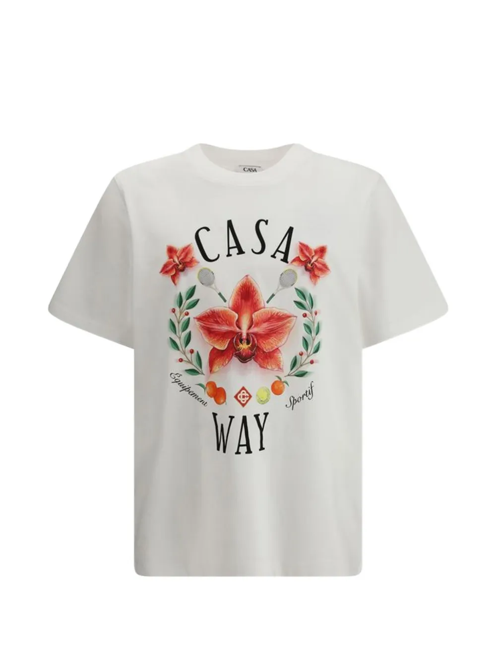 Casablanca Casa Way Orchid T-shirt - Bianco