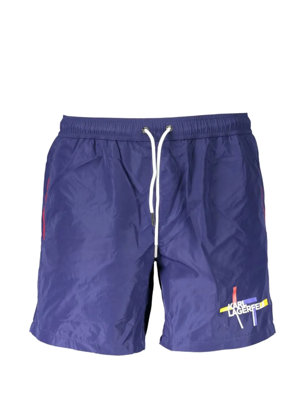 Karl Lagerfeld logo swim shorts - Blau