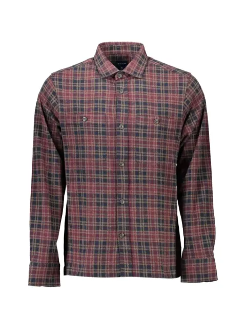 Gant check-pattern flannel shirt