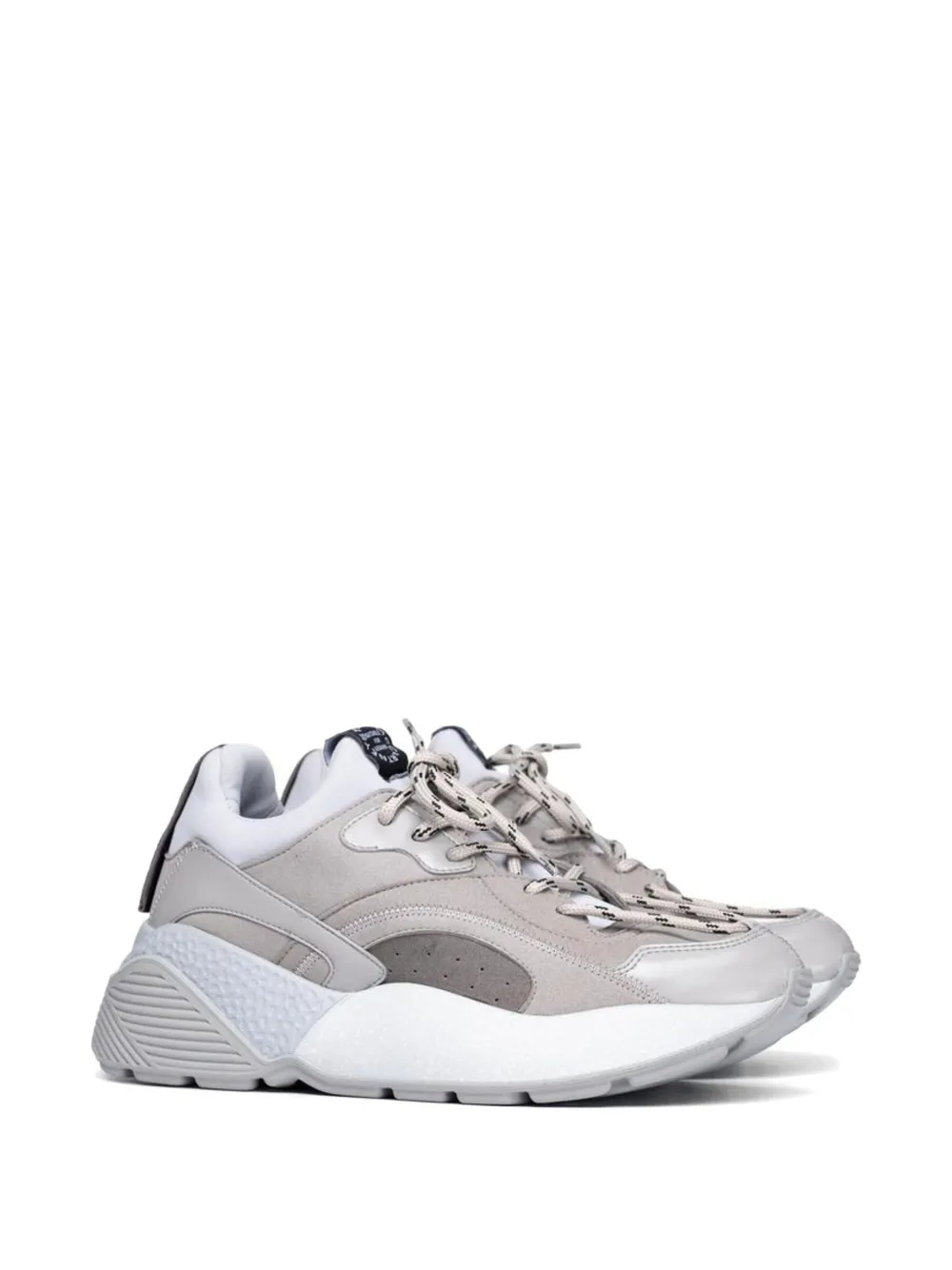 Stella McCartney panelled chunky sneakers Grijs