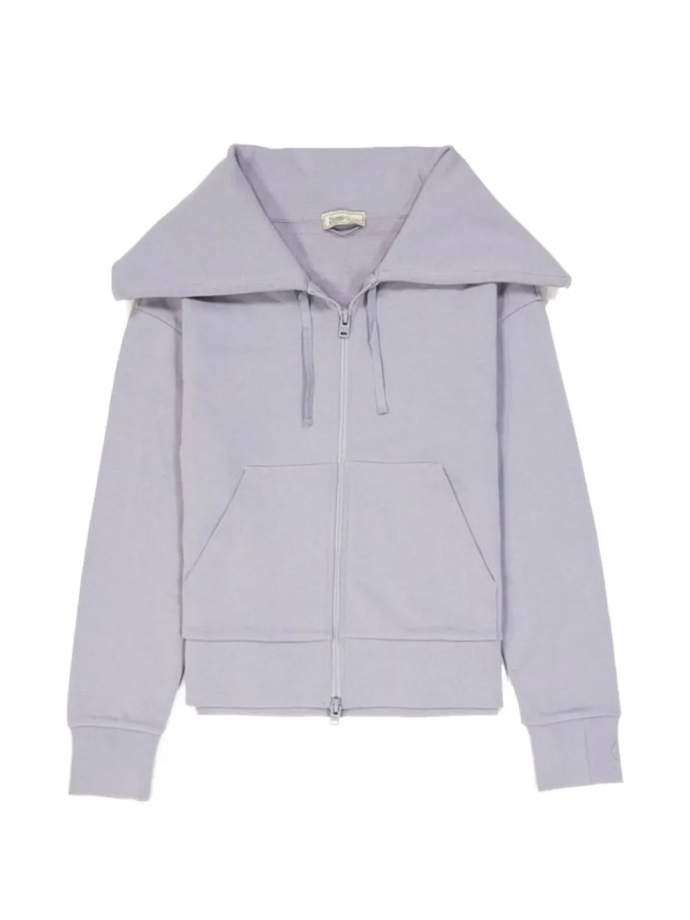 Herno wide-collar zip-up jacket - Viola