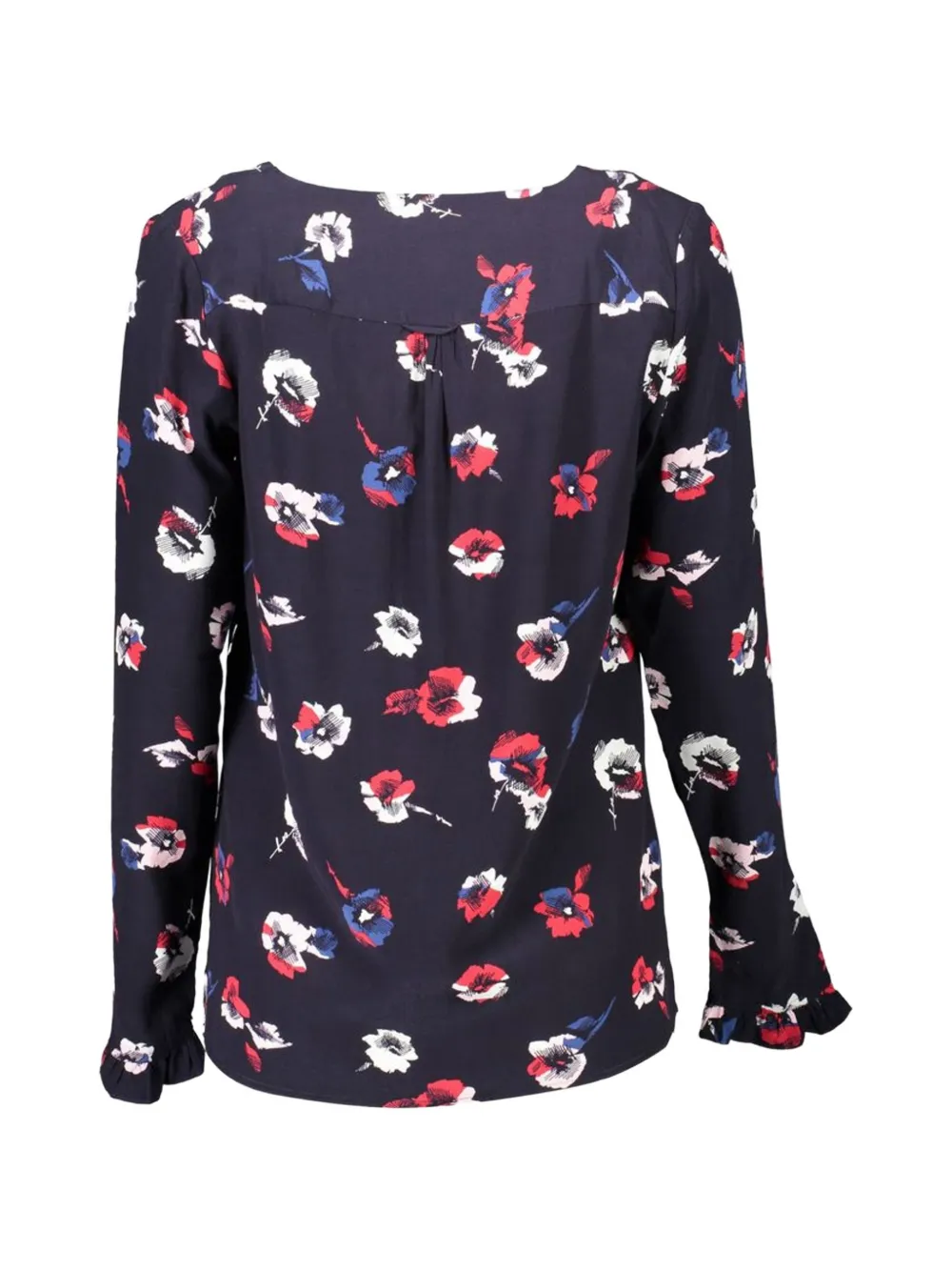 Gant Shirt met bloemenprint Blauw