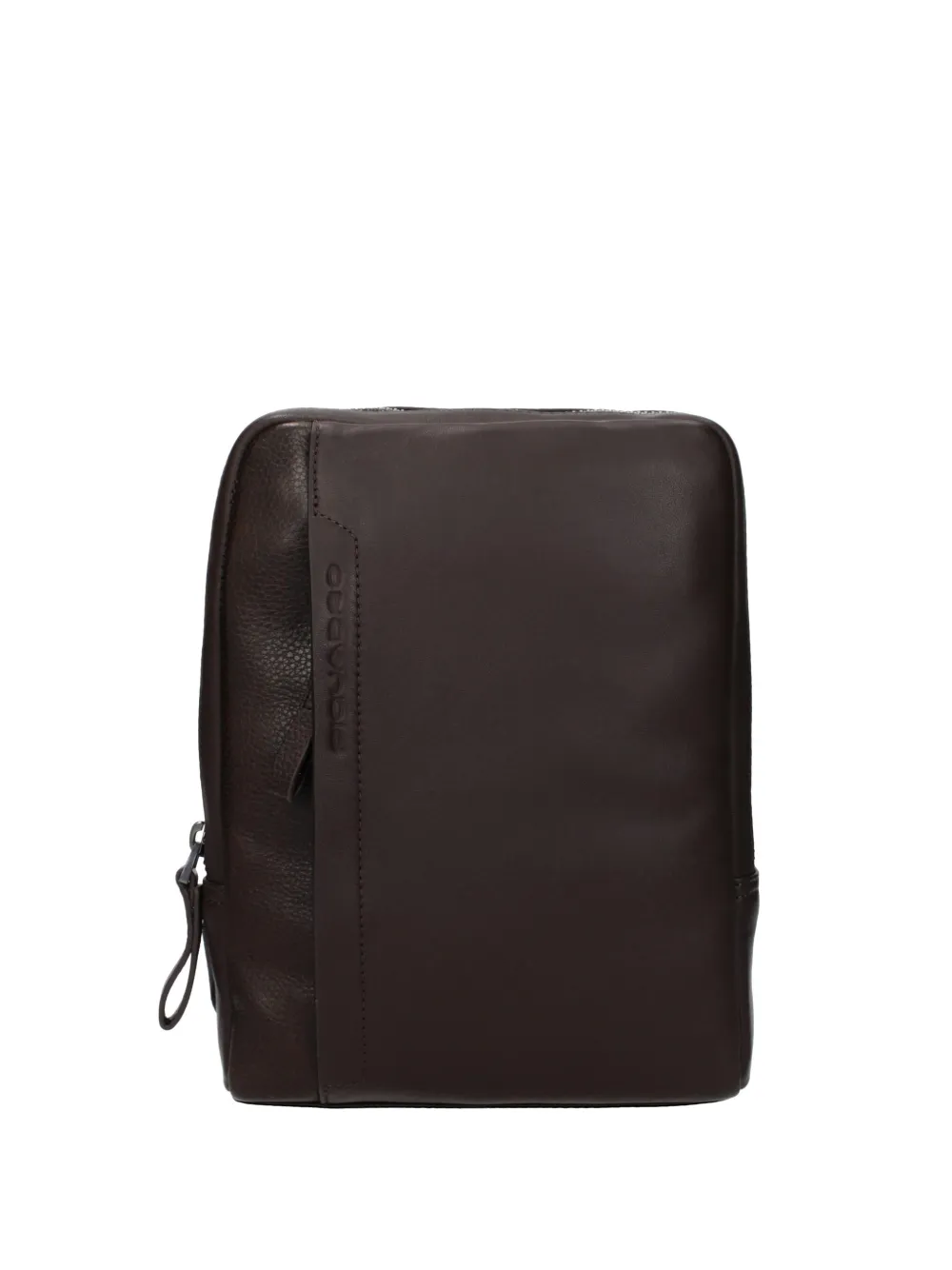 PIQUADRO leather messenger bag - Marrone
