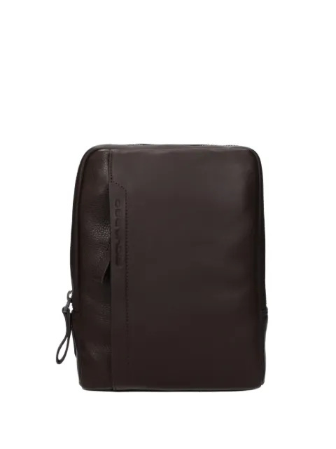 PIQUADRO leather messenger bag