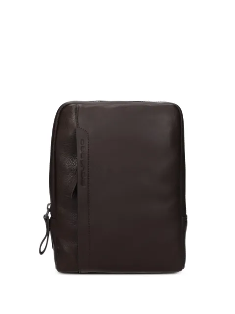 PIQUADRO leather messenger bag