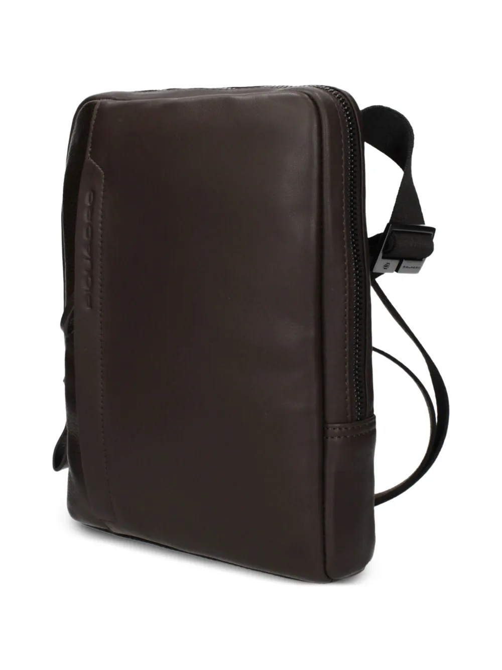 PIQUADRO Leren messengertas Bruin